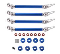 MKIUYVD Albero Motore Auto rc per Arrma per Karton per Outcast V2 1/10 RC Auto Albero di Trasmissione Esteso in Metallo CVD Aggiornamenti Parti(Blue)