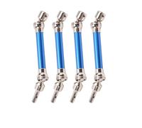 MKIUYVD Albero Motore Auto rc per ARRMA per Typhon 3S per BLX per Mega 4 Pezzi Albero Motore in Metallo CVD 1/8 RC Auto Aggiornamenti Parti Accessori ARA310905(Blue)