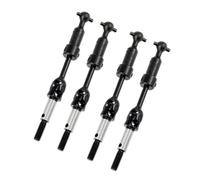 MKIUYVD Albero Motore Auto rc per HSP 102015-A 94123 94103 1/10 RC Modello di Auto Albero Trasmissione Telescopico Regolabile CVD Acciaio 4 Pezzi 110-120mm(4pcs 75-85mm)