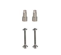 MKIUYVD Albero Motore Auto rc per LDRC per LD1802 LD1803 A01 A02 2 Pezzi Albero Motore in Metallo CVD 1/18 RC Auto Parti di Aggiornamento Accessori