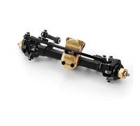 MKIUYVD ASSE del Portale RC per RCGOFOLLOW per SCX24 90081 C10 per JLU per Jeep CNC AluminiumPortal Anteriore ASSE Posteriore per 1/24 RC Crawler Auto Parti di Aggiornamento(Black,Front Axle)