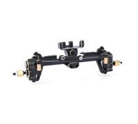 MKIUYVD ASSE del Portale RC per SCX24 per Axial 1/24 Modifica di Componenti Migliorati per Automodelli RC Assemblaggio del Set Assali Anteriori Matel(Black)