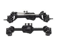 MKIUYVD ASSE del Portale RC per Traxxas per TRX-4 1/10 RC Crawler Accessori per Auto di Aggiornamento Custodia per ASSE Portale Anteriore E Posteriore Integrata in Metallo