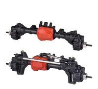 MKIUYVD ASSE del Portale RC per Traxxas per TRX-4 1/10 RC Ricambi per Auto Accessori di Ricambio Assale Anteriore E Posteriore Metallo(1 Set)