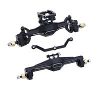 MKIUYVD ASSE del Portale RC per TRX4-M per Defender K10 Parti di Aggiornamento del Telaio 1/18 Assi delle Anteriori E Posteriori in Metallo Cingolato con Telecomando(1Set)