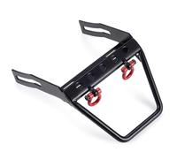 MKIUYVD Paraurti RC per Axial per SCX10 Parti di Aggiornamento per Auto Cingolate RC 1/10, Paraurti Anteriore Metallo con Grilli per Montaggio Verricello(Bumper B)