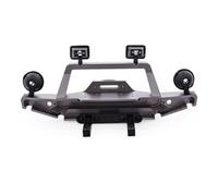 MKIUYVD Paraurti RC per TRX4 per Sport Paraurti Anteriore Metallo per Auto Cingolate RC 1/10 con Base per Verricello Leggero, Kit Non Assemblato 82024-4(Gray)