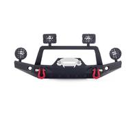 MKIUYVD Paraurti RC per TRX4 per Sport Paraurti Anteriore Metallo per Auto Cingolate RC 1/10 con Base per Verricello Leggero, Kit Non Assemblato 82024-4(Black)
