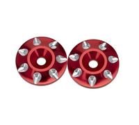 MKIUYVD Parti per Auto RC per 1/10 RC Parti di Aggiornamento per Auto 2 Pezzi per Universale Pulsanti Alettone Posteriore Rondella Protezione Coda Distanziatore Guarnizioni(Red)