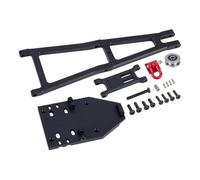 MKIUYVD Parti per Auto RC per Axial per Capra 1/10 RC Crawler Car per Buggy Parti Accessori Kit di Demolizione con Braccio Gru E Verricello Alluminio(Black)