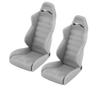 MKIUYVD Parti per Auto RC per Axial per SCX10 per Wraith AX90018 per Traxxas per TRX4 1/10 RC Crawler Auto Simulazione Cab per Il Sedile Conducente per(Gray,2pcs)