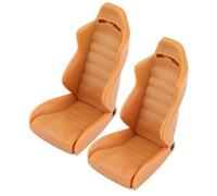 MKIUYVD Parti per Auto RC per Axial per SCX10 per Wraith AX90018 per Traxxas per TRX4 1/10 RC Crawler Auto Simulazione Cab per Il Sedile Conducente per(Yellow,2pcs)