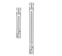 MKIUYVD Parti per Auto RC per Axial per SCX24 per Gladiator 1/24 RC Micro Crawler Car Upgrade Accessori 1 Paio di Collegamenti Centrali Dell'albero Trasmissione Acciaio