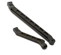 MKIUYVD Parti per Auto RC per Kyosho MP10 1/8 rc Car Upgrade Parts Accessori 2 Pezzi Metallo Anteriore E Posteriore per Rinforzo Telaio IF618