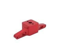 MKIUYVD Parti per Auto RC per Songguolin SG-2801 per Mini per Defender D90 rc Car Metal Upgrade Modifica Accessori Supporto Motore(Red)