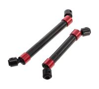 MKIUYVD Parti per Auto RC per Traxxas per TRX-4 Rc per Rock Crawler Monster Truck Parts 2 Pezzi rc Car Anteriore E Posteriore Metallo Assale CVD Albero Motore