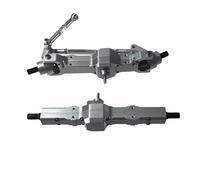 MKIUYVD Parti per Auto RC per WPL C14 C24 per Feiyu per JJRC 1/16 Auto Telecomando Metallo Aggiornamento Parti Modificate Ponte Totale(Gray)