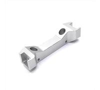 MKIUYVD Parti RC per YK4102 YK4103 YK4082 rc Car Upgrade Modifica Accessori Parti Staffa Traversa Anteriore in Alluminio(Silver)