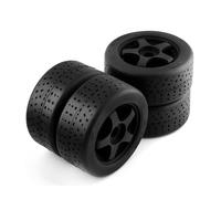 MKIUYVD Pneumatici per Auto RC per Arrma per Infraction per Felony per Limitless 1/7 rc Cars Upgrade Parts 4 Pezzi 100X42mm 5-Spoke Pneumatico Pneumatico 17mm Ruota Esagonale
