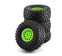 MKIUYVD Pneumatici per Auto RC per TRAXXAS per UDR per ARRMA per Mojave per Yikong DF7 FS 4 Pezzi 138 Mm 1/7 per Pneumatici per Camion per Corsa Corta nel Deserto Esagonale Ruota da 17 Mm(Green)