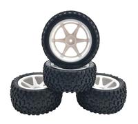 MKIUYVD Pneumatici per Auto RC per WLtoys per 144001-02 124019 124018 RC Auto Aggiornamento Ruota di Scorta Pneumatici di Grandi Dimensioni Allargamento Pneumatici per Auto 1/10 1/12 1/14RC(White,B)