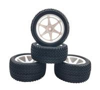 MKIUYVD Pneumatici per Auto RC per WLtoys per 144001-02 124019 124018 RC Auto Aggiornamento Ruota di Scorta Pneumatici di Grandi Dimensioni Allargamento Pneumatici per Auto 1/10 1/12 1/14RC(White,A)