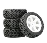 MKIUYVD Pneumatici per Auto RC per WLtoys per 144010 144001 124017 RC Accessori Aggiornamento per Auto Ruote 75mm Aggiornamento Pneumatici di Grandi Dimensioni per 1/10 1/14 RC Pneumatico(White)