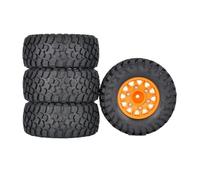 MKIUYVD Pneumatici rc per Traxxas per Slash per Arrma per SENTON per VKAR 1/8 1/10 RC Auto 4 Pezzi 112 Mm Ruota per Pneumatici per Camion con 12/14/17 Esagonale