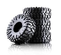 MKIUYVD Pneumatici rc per Traxxas TRX4 D90 per Axial SCX10 90046 II per Redcat 1/10 RC Crawler Car 4 Pezzi 120mm 1.9In Parti di Pneumatici Gomma per Ruote