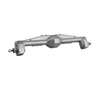 MKIUYVD RC Assale Anteriore per Axial per Capra 1.9 per UTB AXI03004 per Buggy F9 per Wraith 90018 RR10 1/10 RC Crawler Assale Anteriore Posteriore Metallo Parte(Gray,Rear Axle)