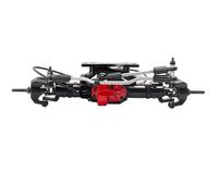 MKIUYVD RC Assale Anteriore per D90 Assale Anteriore Posteriore Metallo con Bloccaggio Differenziale 1/10 RC Crawler Car Upgrade Parts Accessories