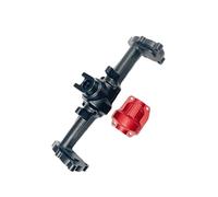 MKIUYVD RC Assale Anteriore per HOBBYPLUS CR18P per Rock per Van 1/18 rc Car Anteriore Posteriore Alloggiamento Assale Aggiornamento Parti Lega di Alluminio(Black,Rear)