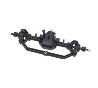 MKIUYVD RC Assale Anteriore per Traxxas per Trx-4m 1/18 RC Crawler Parti di Aggiornamento Set Assali Anteriori E Posteriori Plastica Ricambio Completo Supporto Servo(Front)