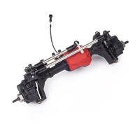 MKIUYVD RC Assale Anteriore per TRX-4 per Defender per Bronco per Chassis Plastica Anteriore Posteriore Portale Assale con Bloccaggio Differenziale Kit 1/10 RC Auto Cingolata