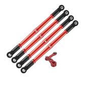 MKIUYVD Rc Biella per Auto per ARRMA per KRATON per Outcast 6S 1/8 RC Auto Tirante Anteriore E Posteriore Metallo con Servo Braccio 25T Barra di Collegamento dello Sterzo