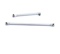 MKIUYVD Rc Biella per Auto per Axial per Capra UTB18 1/18 RC Parte Auto Accessori Parti di Ricambio Asta Collegamento dello Sterzo Durevole Lega Alluminio(Silver)