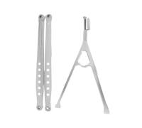 MKIUYVD Rc Biella per Auto per AXIAL per SCX10 1/10 rc Car Crawler 3 Pezzi Barra di Supporto Trigon Metallo 130mm Collegamento Sospensione Asta Posteriore Inferiore(White)