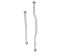 MKIUYVD Rc Biella per Auto per AXIAL SCX10 II 90046 2 Pezzi Sterzo Metallo Servo Pull Rod Link Linkage 1/10 RC Crawler Auto Aggiornamento Parti Accessori