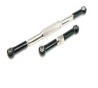 MKIUYVD Rc Biella per Auto per MN D90 per MN-99 per MN-91 FJ-45 1/12 RC Auto Parte 2pcs Sterzo Asta di Collegamento Lega Alluminio dello Tirante(Black)