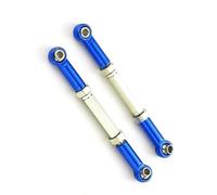 MKIUYVD Rc Biella per Auto per Traxxas per Slash 4X4 1/16 RC Auto Aggiornata Parte 2 Pezzi Collegamento Sterzo Lega di Alluminio Servo Link Pull Rod Set(Dark Blue)