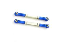 MKIUYVD Rc Biella per Auto per Traxxas per Slash 4X4 1/16 RC Auto Aggiornata Parte 2 Pezzi Collegamento Sterzo Lega di Alluminio Servo Link Pull Rod Set(Dark Blue)