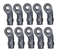 MKIUYVD Rc Biella per Auto per TRX-4 1/10 RC Crawler Auto Aggiornamenti Parti 10PCS M4 Rod Ends Testa A Sfera Collegamento Plastica Sfere di Supporto Comune Cravatta(Color2)