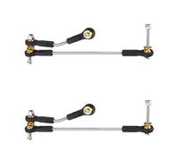 MKIUYVD Rc Biella per Auto per WPL C14 C24 C34 B1 B14 B24 B16 B36 1/16 RC Auto Pezzi di Ricambio 2 Set Collegamento dello Sterzo Servo Asta