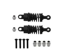 MKIUYVD RC Riempito Damper per TT02 per TT01 M05 per HPI per HSP per Redcat 1/10 RC Road Drift Car Ammortizzatore Ad Olio Lega di Alluminio(Black,2pcs)
