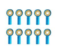 MKIUYVD Ricambi RC Accessori per Parti di Aggiornamento Auto E Barche RC, 10 Pezzi, Giunto Sferico in Metallo M2, Fibbia per Tirante Sterzo, Asta Spinta, estremità del