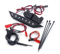 MKIUYVD Ricambi RC per 1/10 4x4 2wd per VXL XL-5 per Slash Parti di Auto Cingolate RC Luci Anteriori E Posteriori Barra Faretti Lampada DC 3-5v