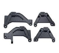 MKIUYVD Ricambi RC per Axial per SCX6 per AXI05000 1/6 RC Crawler Auto di Aggiornamento Parti in Alluminio CNC Front E Torri Shock Posteriore Montaggio