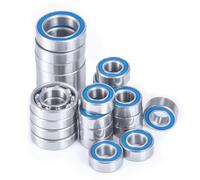 MKIUYVD Ricambi RC per Element per Enduro per Sendero per Cuscinetti A Sfere RTR RC Auto Parti di Aggiornamento 24 Pezzi Kit Completo Blu