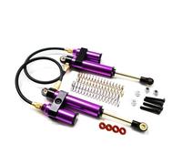 MKIUYVD Ricambi RC per HPI per Venture 1/10 RC Parte Auto Accessori Ammortizzatore di Pressione Negativa Ad Alta Resistenza in Lega Alluminio(Purple)