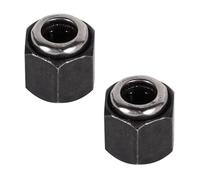 MKIUYVD Ricambi RC per HSP 94188 94122 1/8 1/10 rc Car per Buggy Truck Parts per Nitro Engine 2PCS R025 12mm Cuscinetto Dado Esagonale VX 28 21 18 16